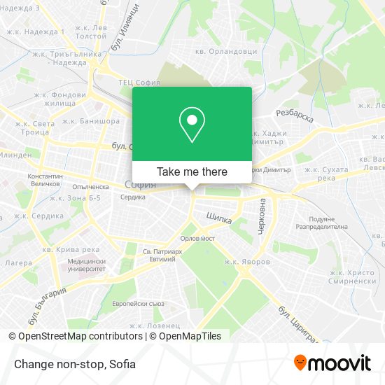 Change non-stop map