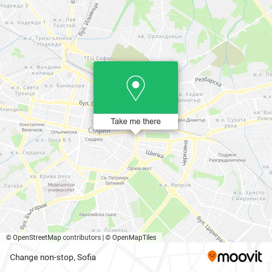 Карта Change non-stop