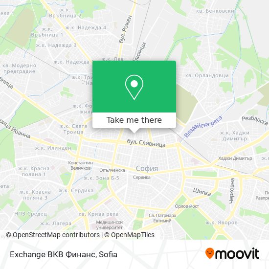 Exchange  ВКВ Финанс map