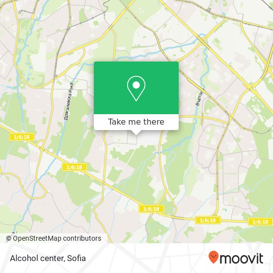Alcohol center map