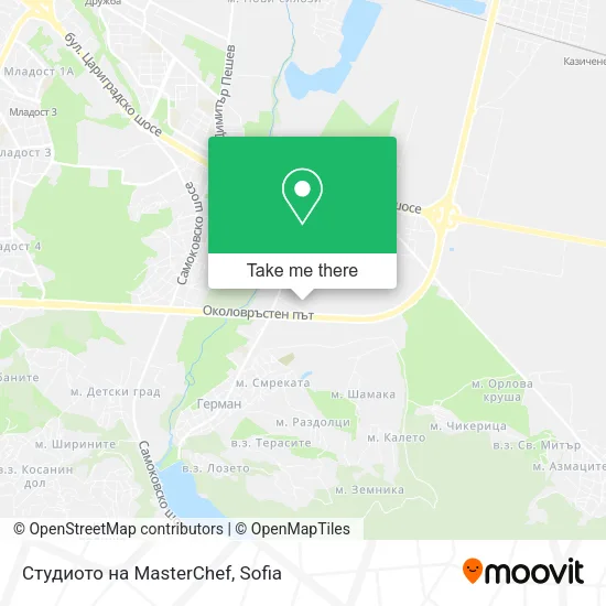 Карта Студиото  на MasterChef
