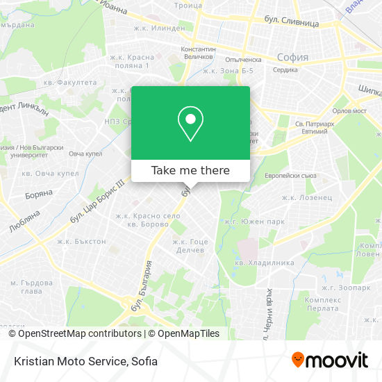 Kristian Moto Service map