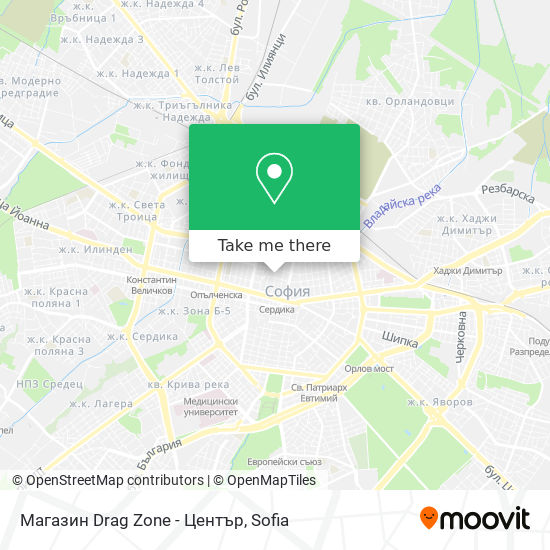 Магазин Drag Zone - Център map