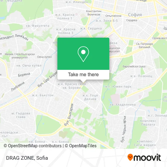 Карта DRAG ZONE