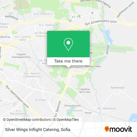 Silver Wings Inflight Catering map
