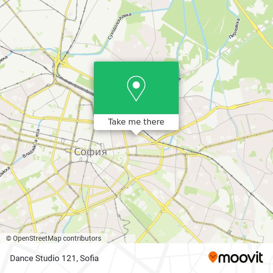 Dance Studio 121 map