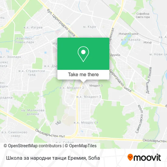 Карта Школа за народни танци  Еремия