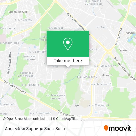 Ансамбъл  Зорница  Зала map
