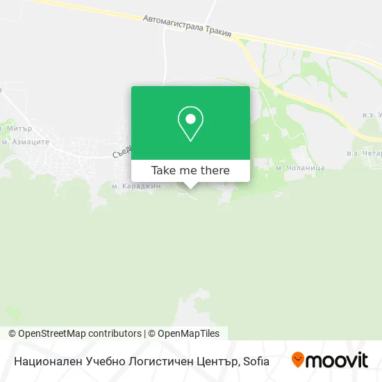Карта Национален Учебно Логистичен Център