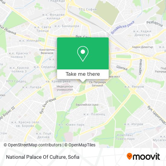 National Palace Of Culture map