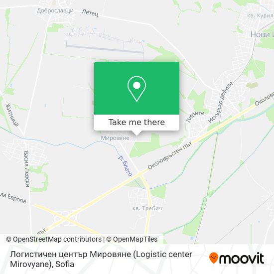 Логистичен център Мировяне (Logistic center Mirovyane) map