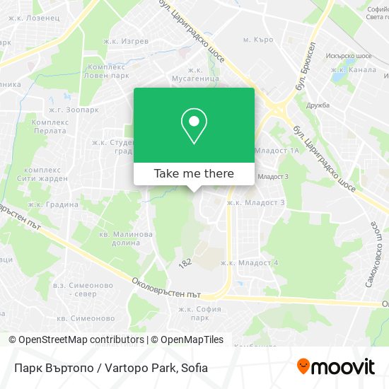 Карта Парк Въртопо / Vartopo Park