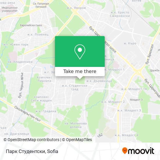 Парк Студентски map