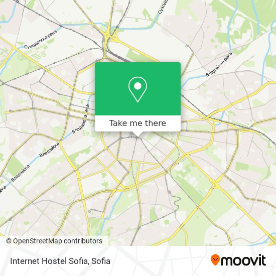 Карта Internet Hostel Sofia