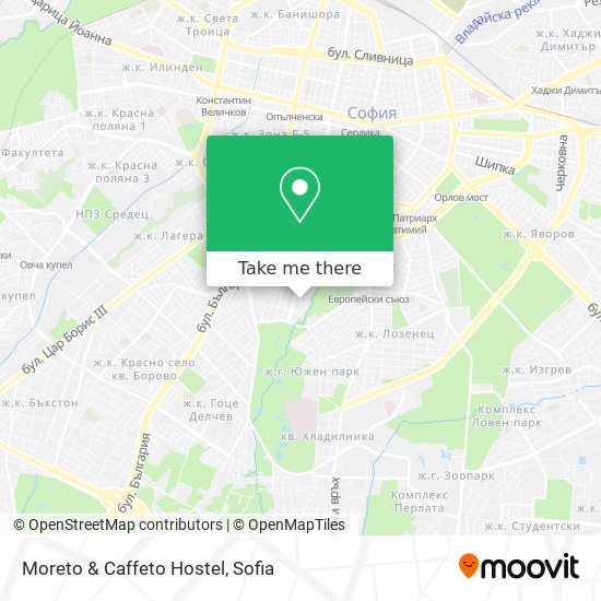 Moreto & Caffeto Hostel map