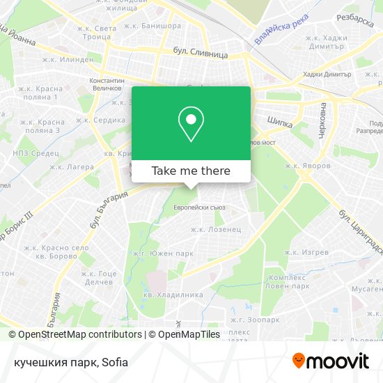 кучешкия парк map