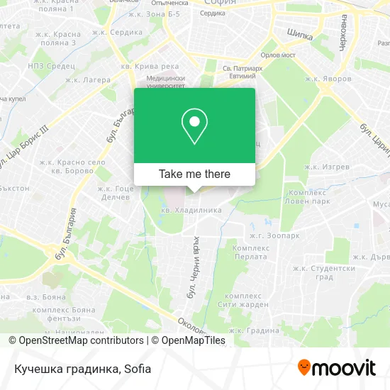 Карта Кучешка градинка