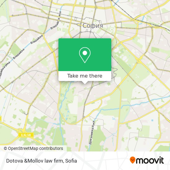 Dotova &Mollov law firm map