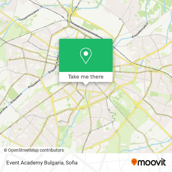 Event Academy Bulgaria map