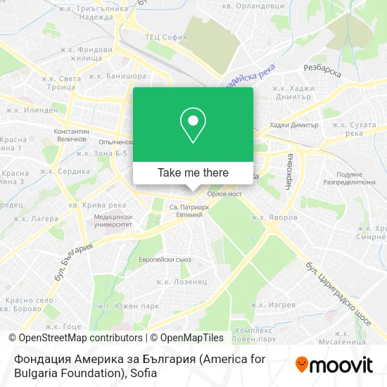 Карта Фондация Америка за България (America for Bulgaria Foundation)