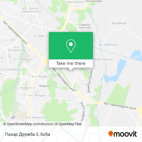 Пазар  Дружба 2 map