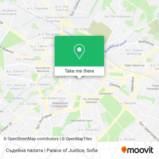 Карта Съдебна палата | Palace of Justice