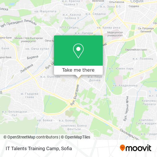 IT Talents Training Camp map