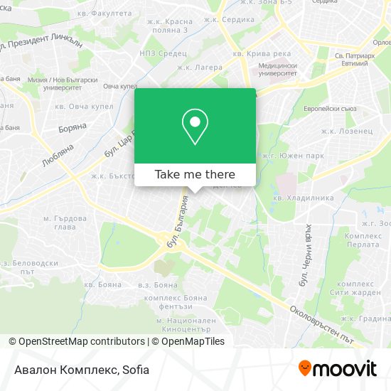 Авалон Комплекс map