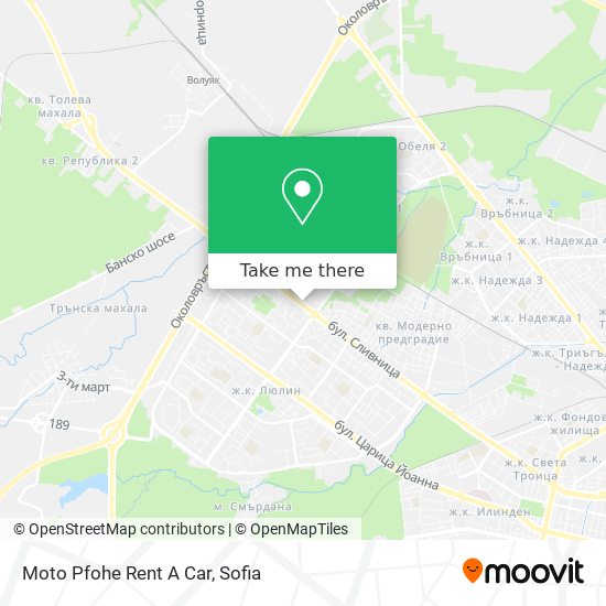 Карта Moto Pfohe Rent A Car