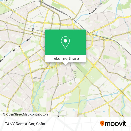 TANY Rent A Car map