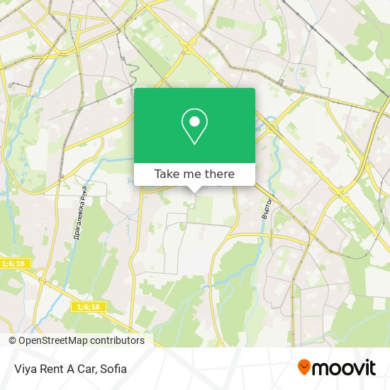 Viya Rent A Car map