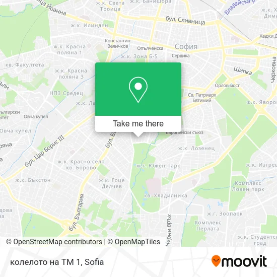 Карта колелото на ТМ 1