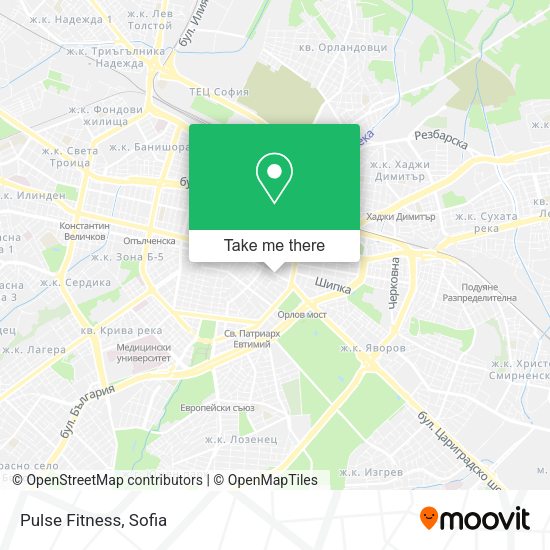 Карта Pulse Fitness