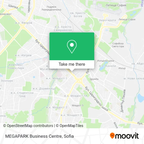 Карта MEGAPARK Business Centre