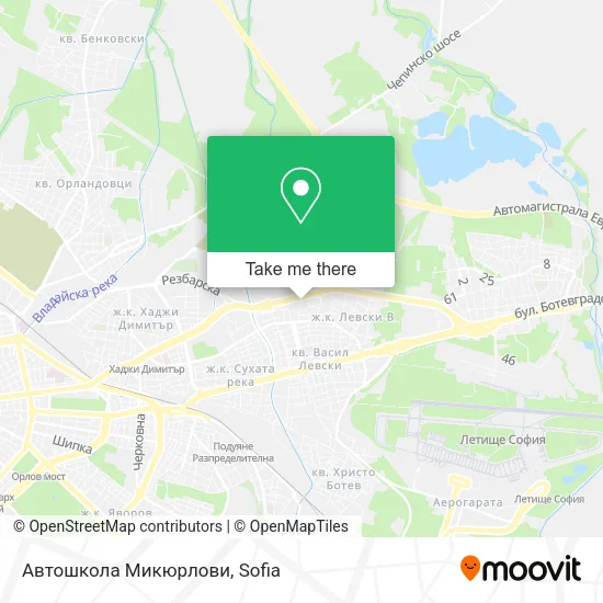 Карта Автошкола  Микюрлови