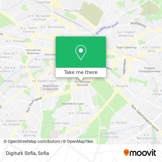 Карта Digiturk Sofia