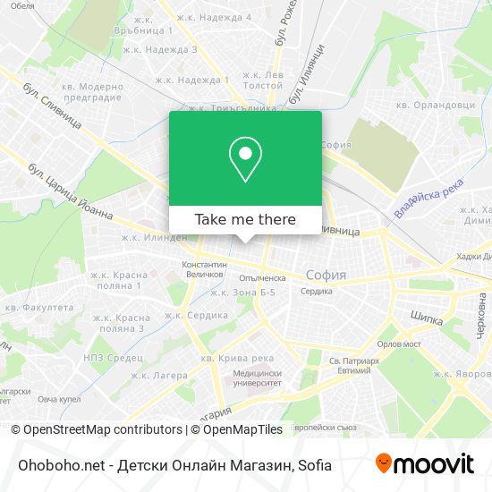 Карта Ohoboho.net - Детски Онлайн Магазин