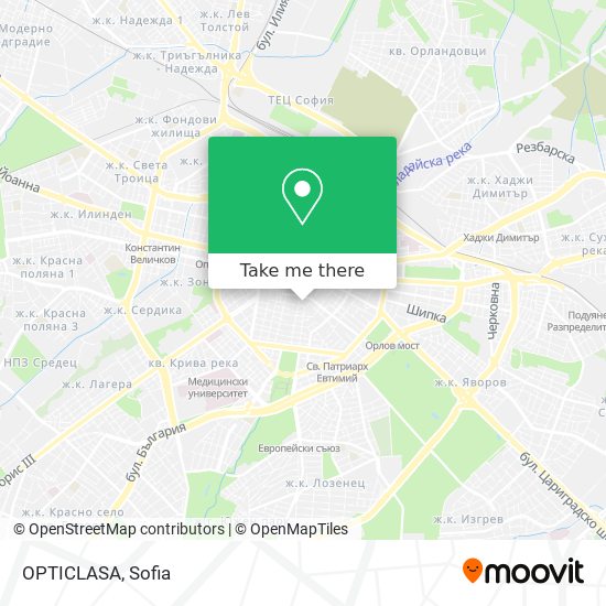 OPTICLASA map