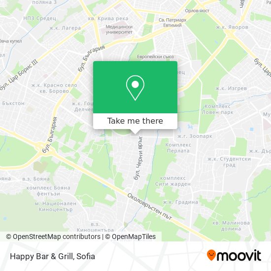 Happy Bar & Grill map