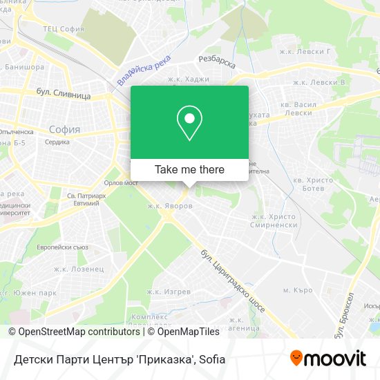 Карта Детски Парти Център 'Приказка'