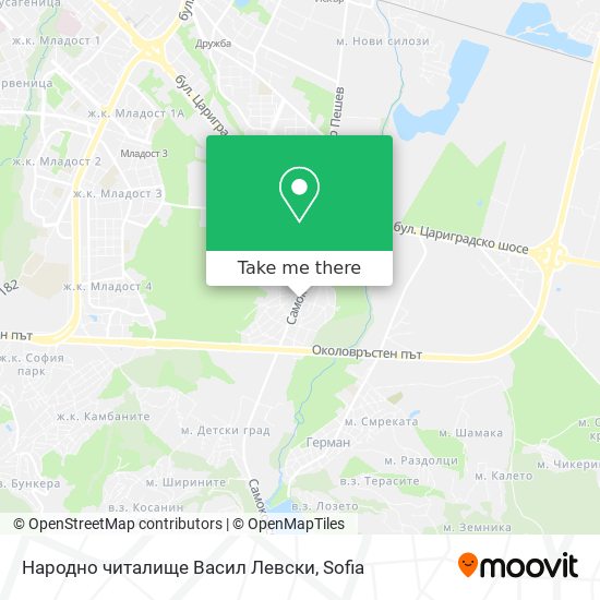 Народно читалище Васил Левски map