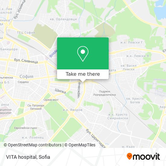 VITA hospital map