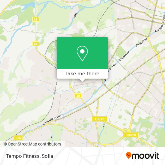 Tempo Fitness map