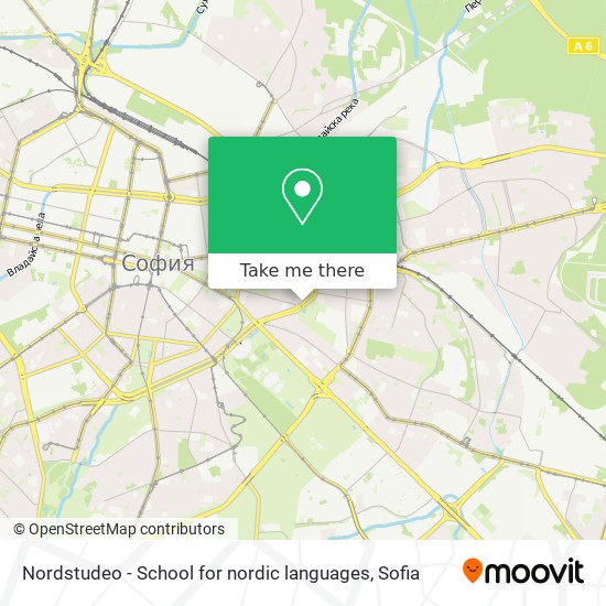 Nordstudeo - School for nordic languages map