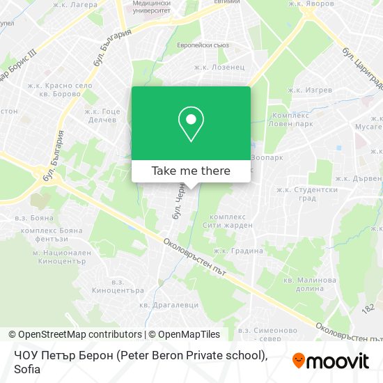 ЧОУ Петър Берон (Peter Beron Private school) map