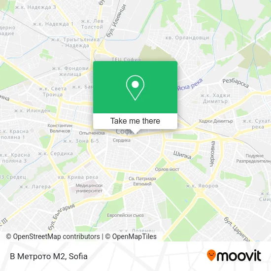 Карта В Метрото М2