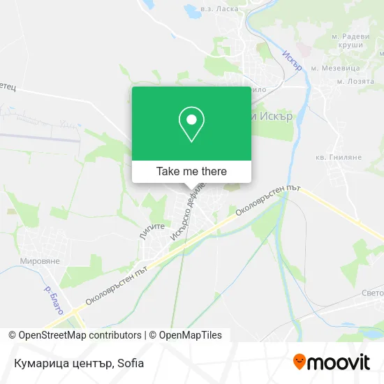 Карта Кумарица център