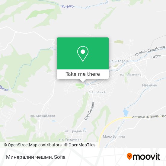 Минерални чешми map
