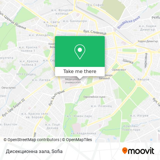 Дисекционна зала map