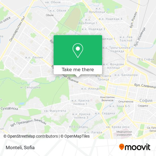 Карта Monteli
